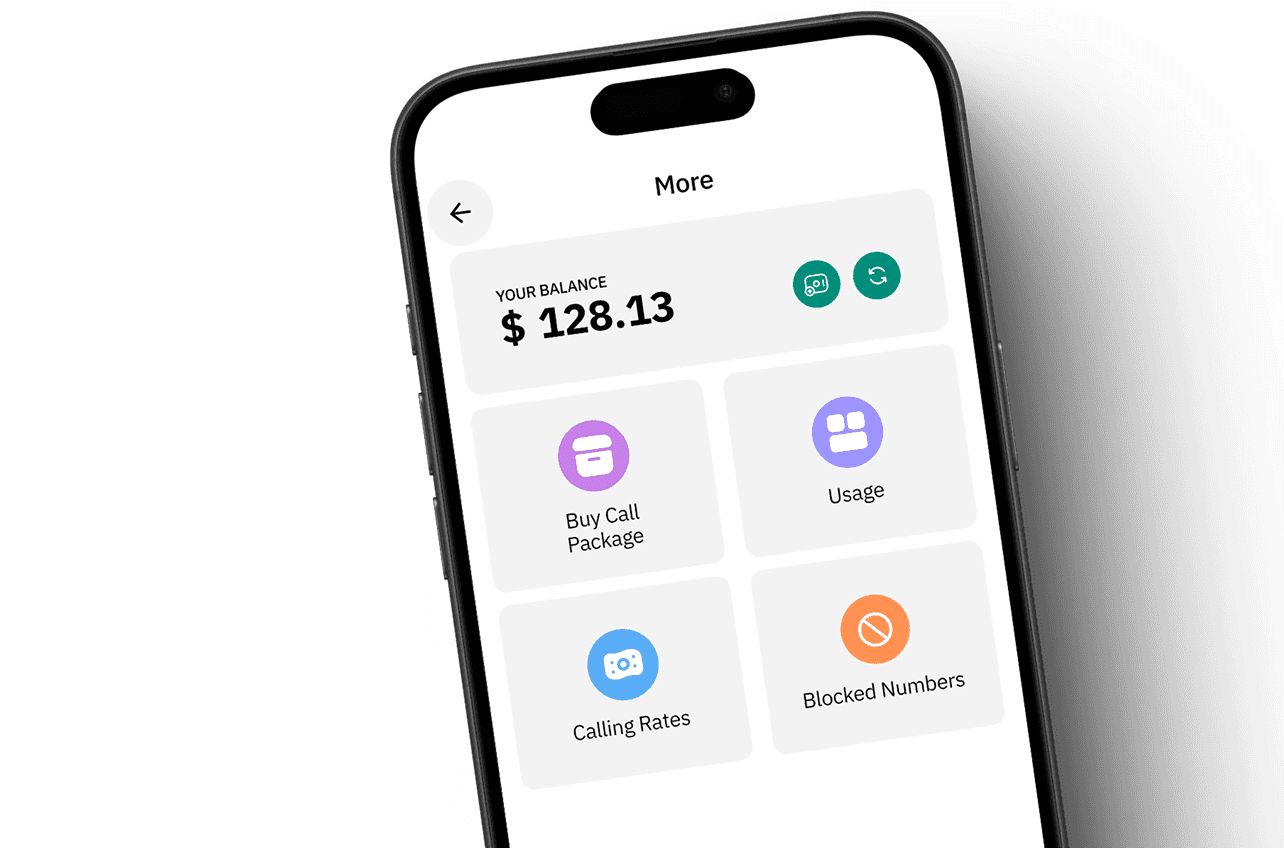 Виртуальные номера eSIMCard feature in app