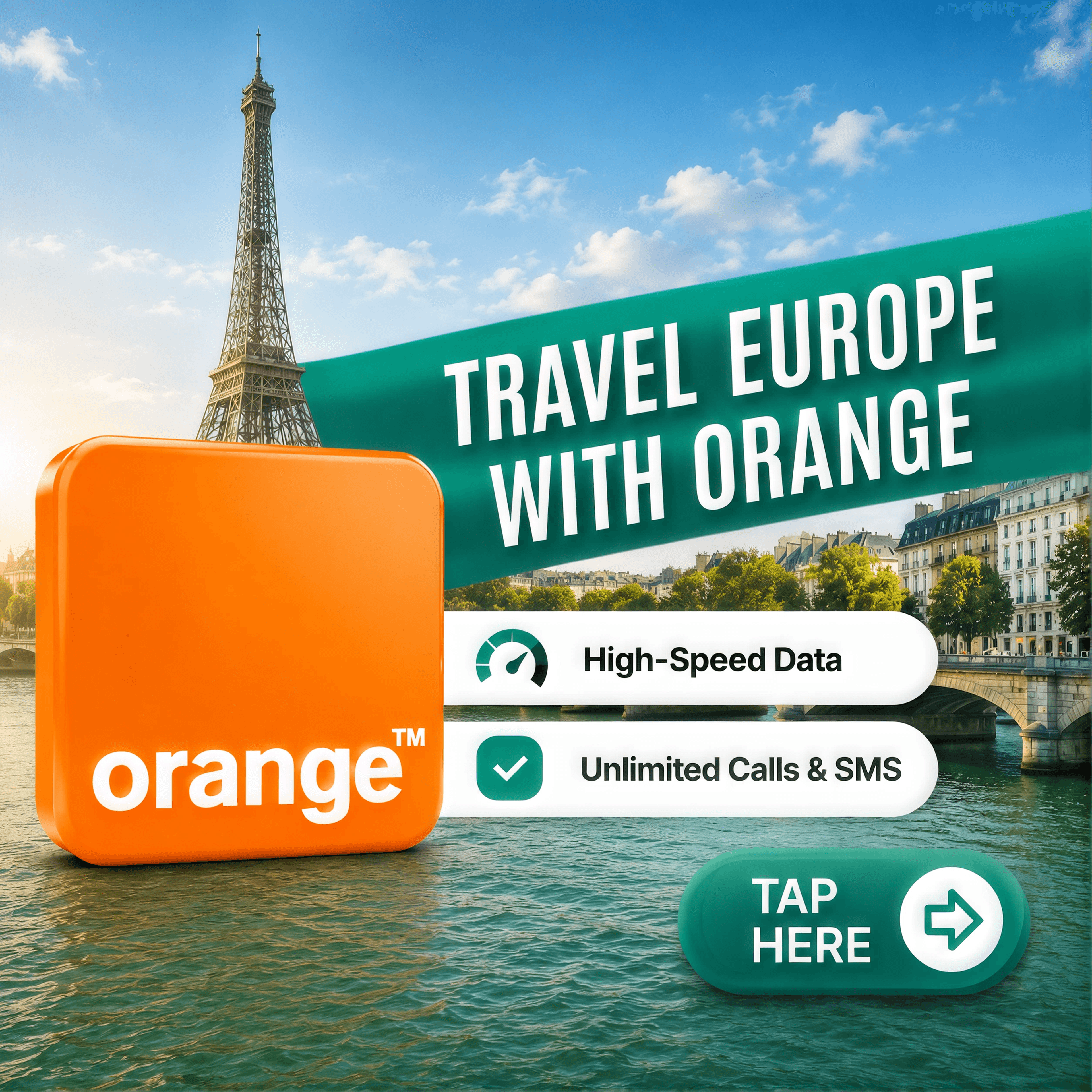 Travel Europe with Orange